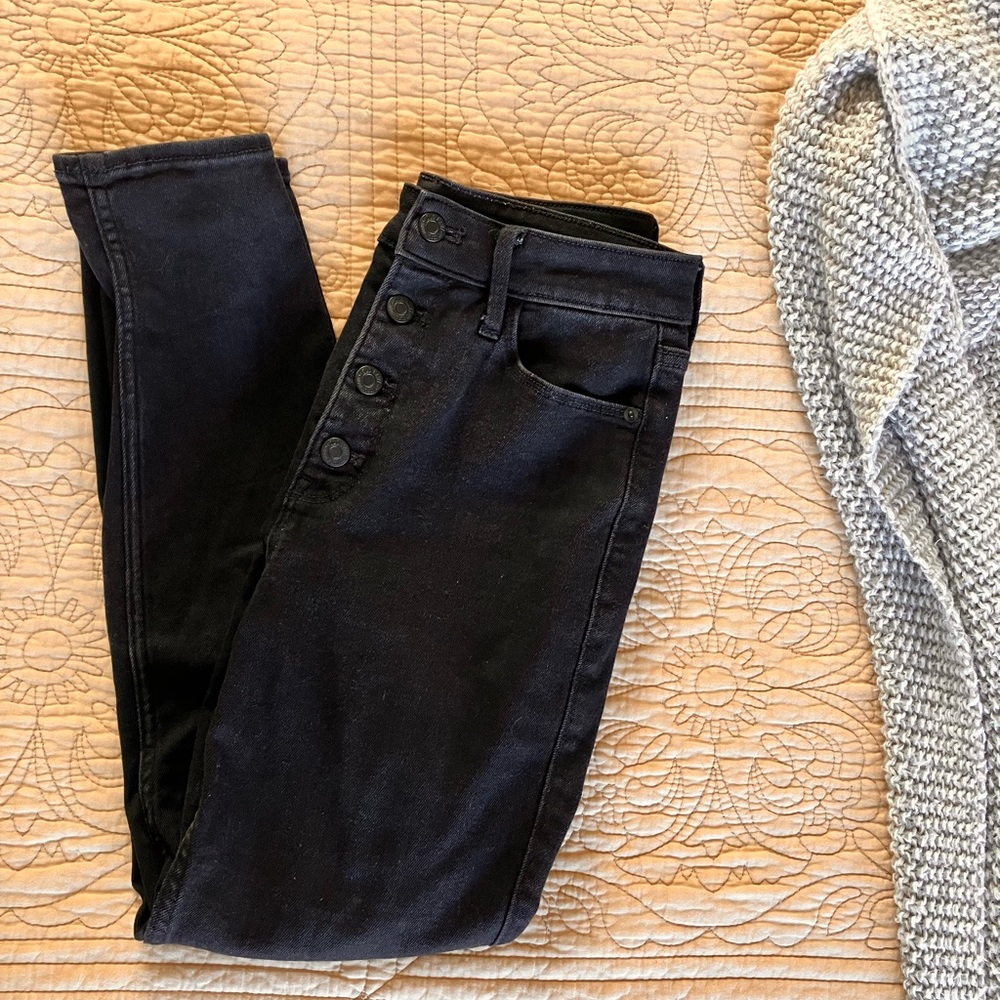 Rockstar super skinny black jeans
